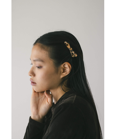リボンミニヘアクリップ