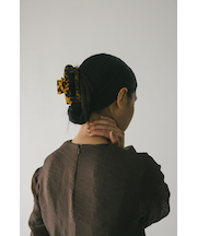 マーブルスクエアヘアクリップ