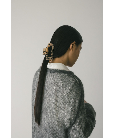 マーブルスクエアヘアクリップ