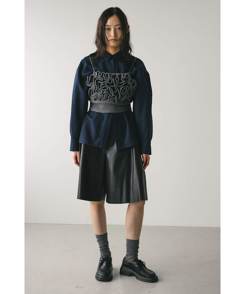 medium ミディアム　フェイクレザーハーフパンツ セール】フェイクレザーハーフパンツ（その他パンツ）｜AMERICAN