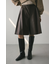 フェイクレザーハーフパンツ