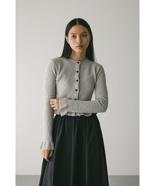 フリルヘムデザインニット｜スタイルミキサーの通販｜&mall（アンド