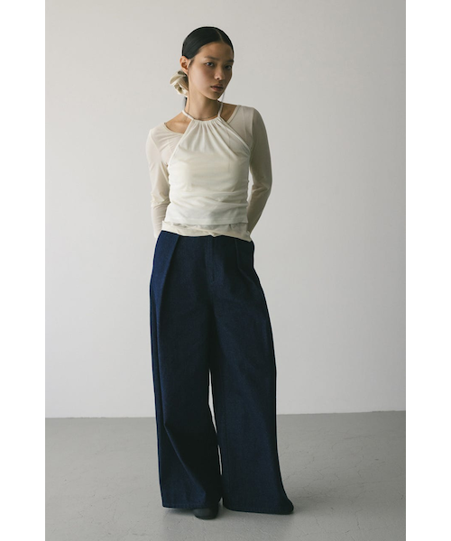 2ピースホルターベロアトップ 2ピースホルターベロアトップ｜スタイルミキサーの通販｜&mall（アンド