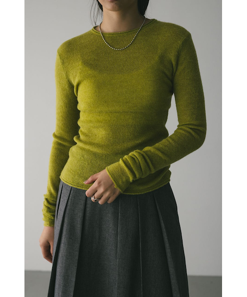 ロングスリーブソフトニット