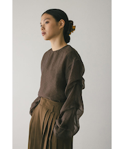 シアーレイヤードトップ