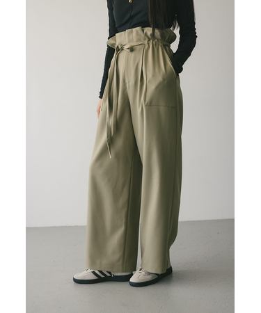 ウエストフリルギャザーパンツ