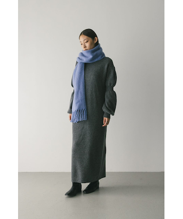 キャンディースリーブニットワンピース