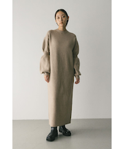 キャンディースリーブニットワンピース