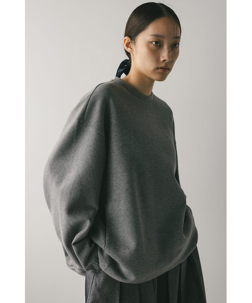 バックパネルポンチスウェットトップ