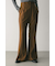 センタープレスフレアパンツ
