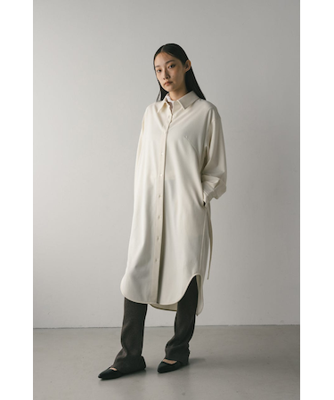 ミディシャツワンピース