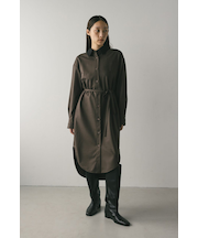 ミディシャツワンピース