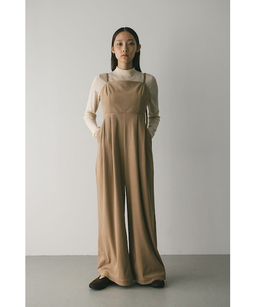 ワイドタックベロアロンパース