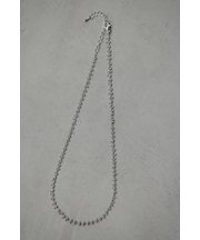 ビーズチェーンネックレス