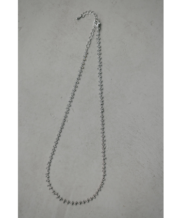 ビーズチェーンネックレス