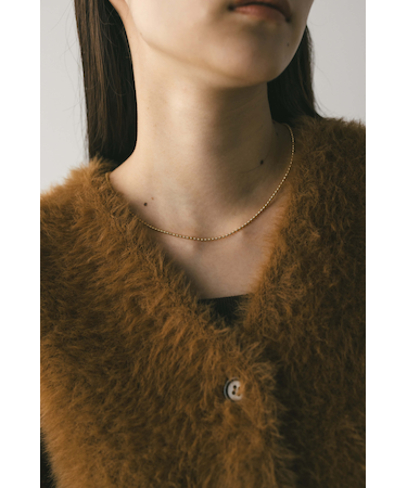 オーバルチェーンネックレス