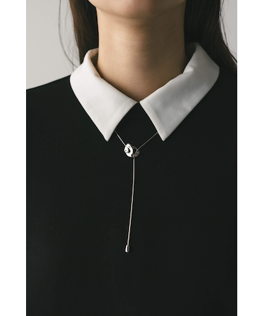 ニュアンスモチーフスライドネックレス