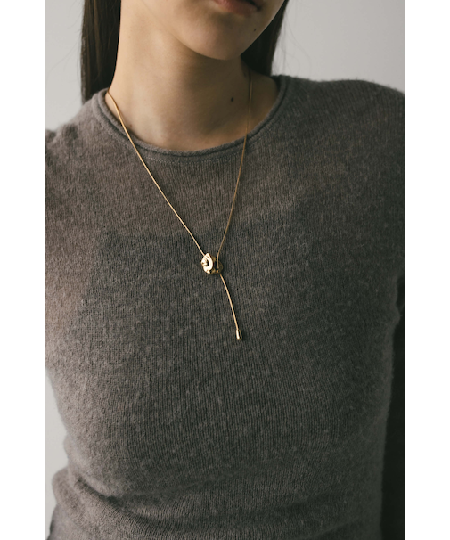 ニュアンスモチーフスライドネックレス