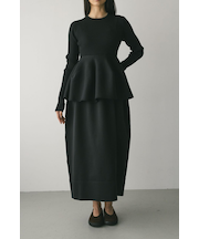 ドッキングフォルムニットワンピース