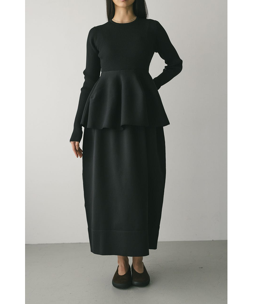 ドッキングフォルムニットワンピース