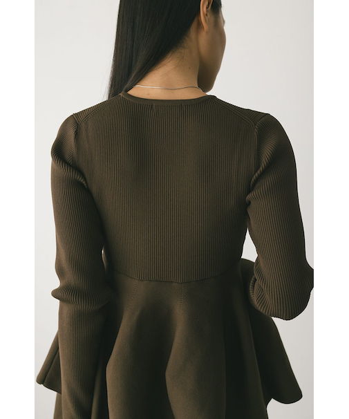 ドッキングフォルムニットワンピース