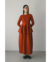 ドッキングフォルムニットワンピース