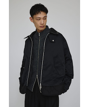 キルティングレイヤーフライトジャケット