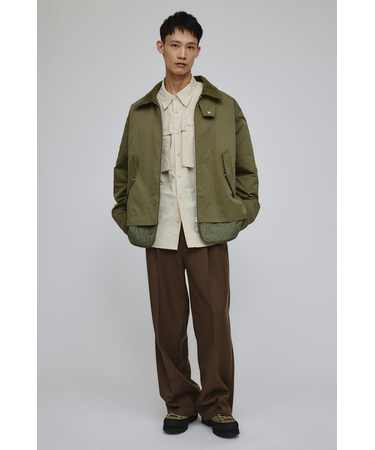 キルティングレイヤーフライトジャケット