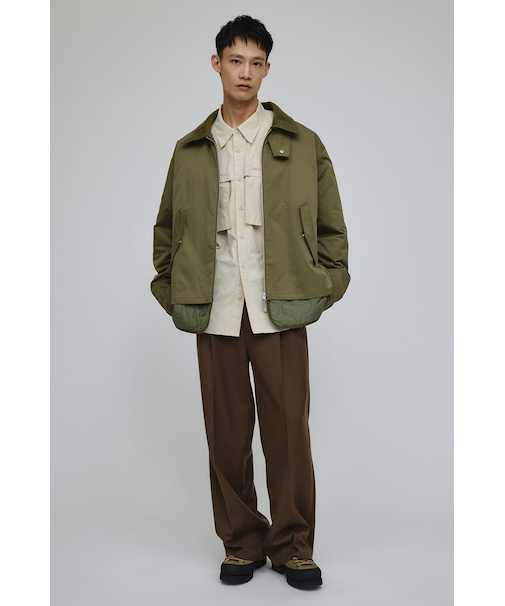 キルティングレイヤーフライトジャケット