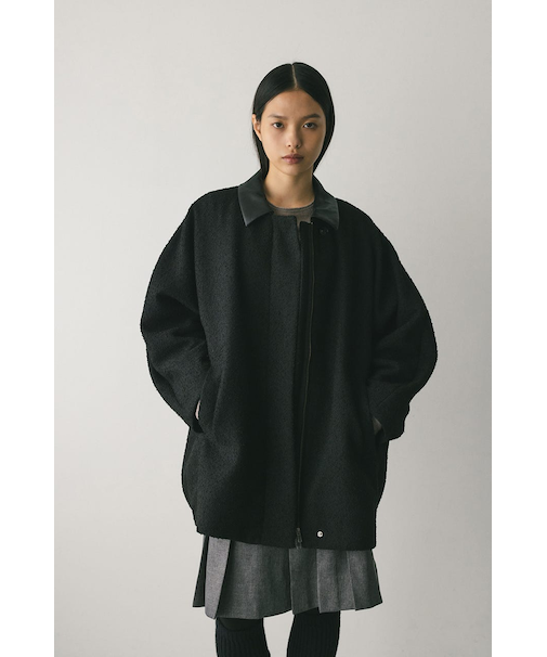 ツイードミディコート