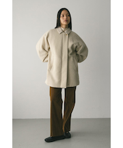 ツイードミディコート