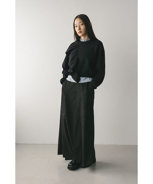 アシンメトリーフリルニット｜スタイルミキサーの通販｜&mall（アンド