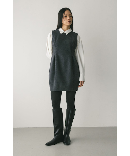 ウールミニワンピース