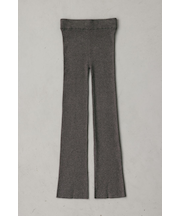 バックスリットニットレギンスパンツ