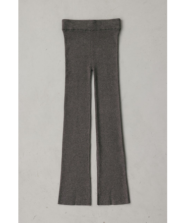 バックスリットニットレギンスパンツ