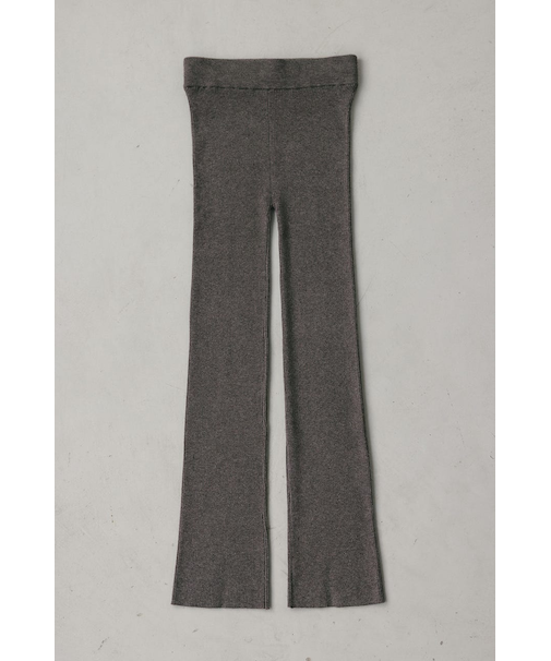 バックスリットニットレギンスパンツ