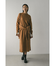 ルーズウールニットワンピース