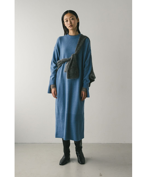 ルーズウールニットワンピース