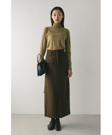 フロントポケットナロースカート