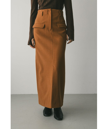 フロントポケットナロースカート