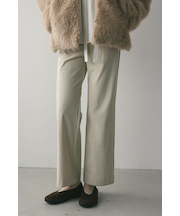 コーデュロイセミフレアパンツ