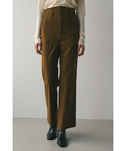 コーデュロイセミフレアパンツ