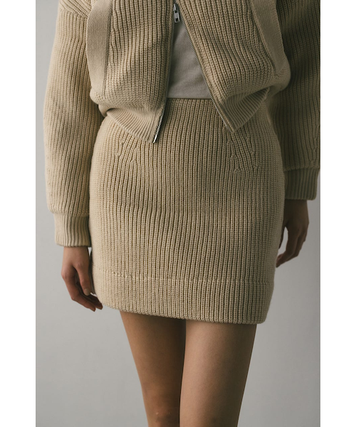 ニットパッファーミニスカート｜スタイルミキサーの通販｜&mall