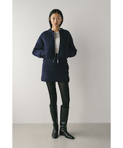 ニットパッファーミニスカート