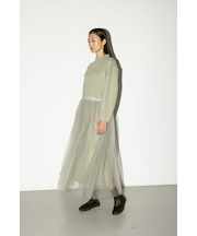 ショルダータックフォルムワンピース