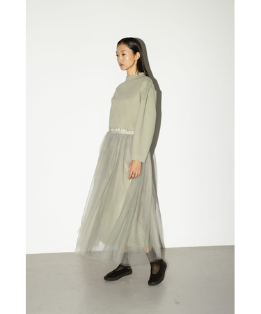 ショルダータックフォルムワンピース