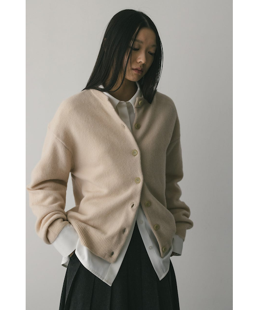 ウールニットカーディガン