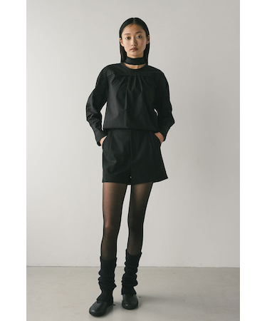 フリルチョーカーセットブラウス