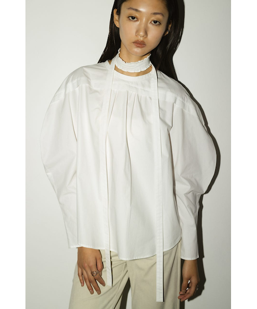 フリルチョーカーセットブラウス