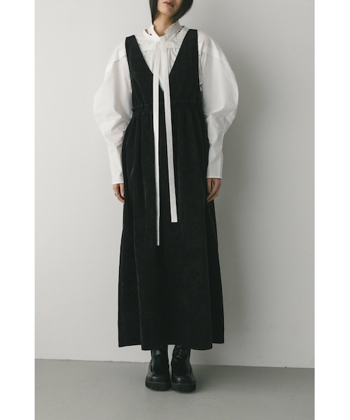 2WAYベロアジャンパースカート